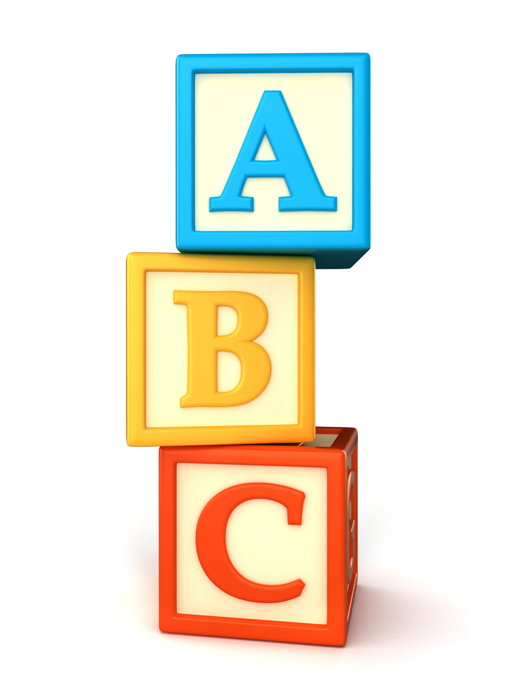 blank abc blocks