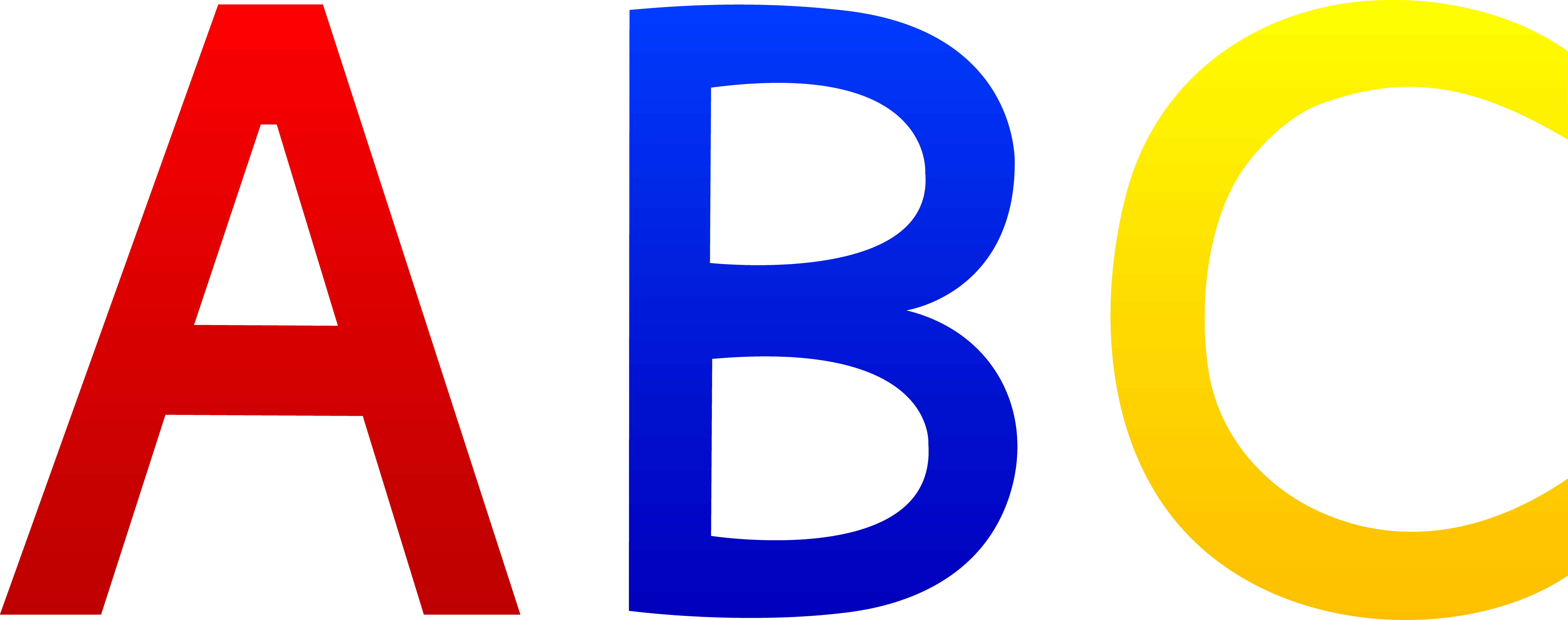 ABC Alphabet Letters.