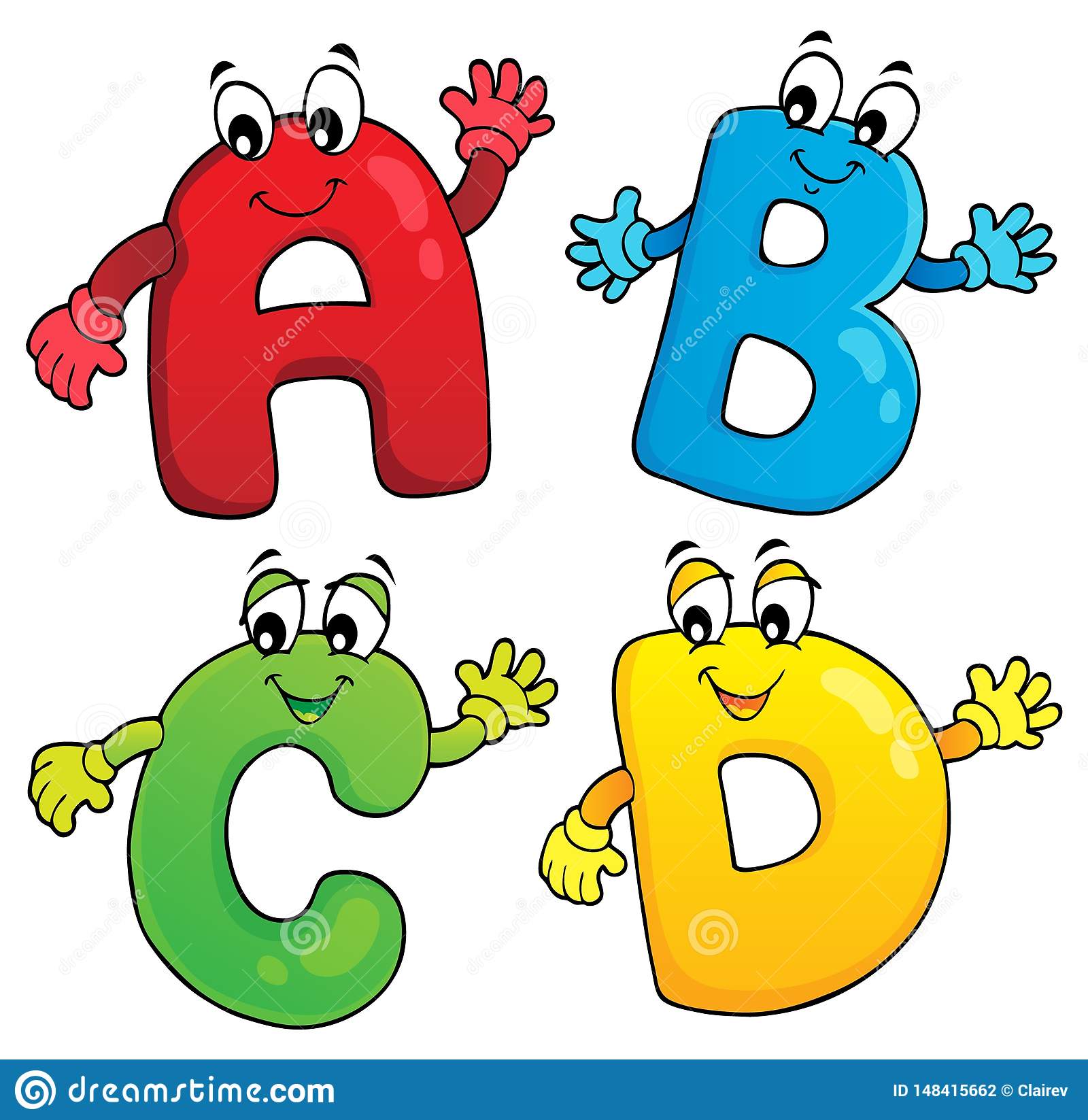 Abcd Letters With Pictures