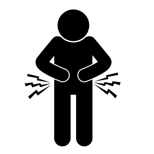 Abdominal Pain Clipart.