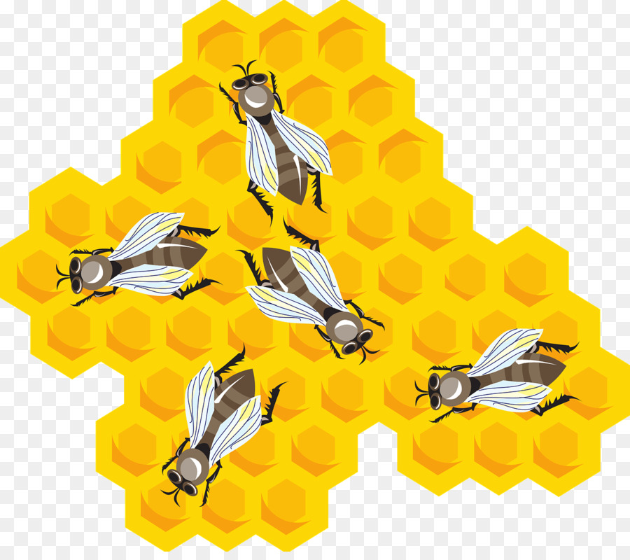 Bee Background clipart.