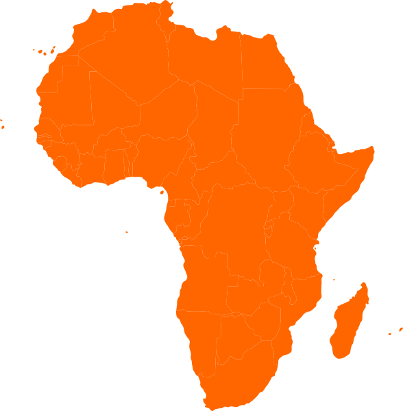 Free map of africa clipart.