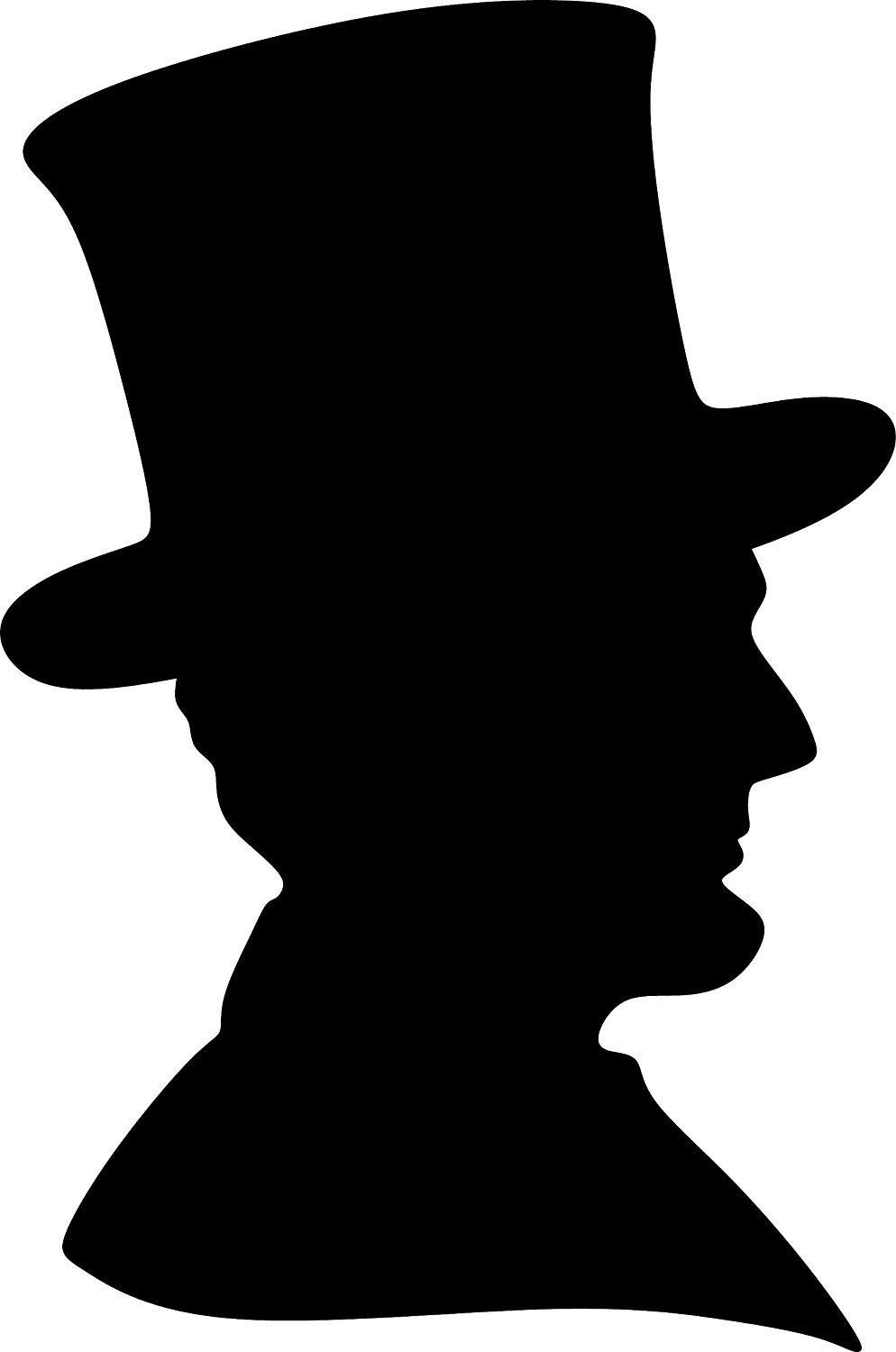 Abraham Lincoln Silhouette Printable