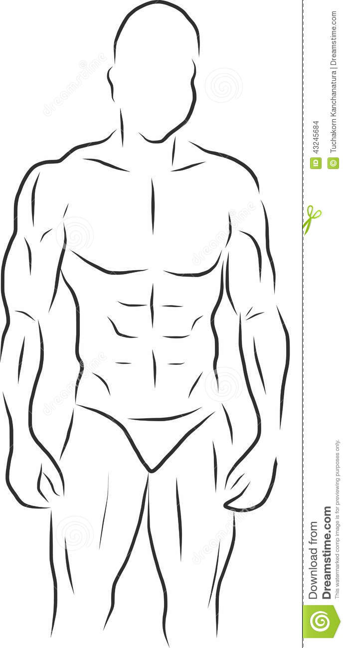 drawing abs on body