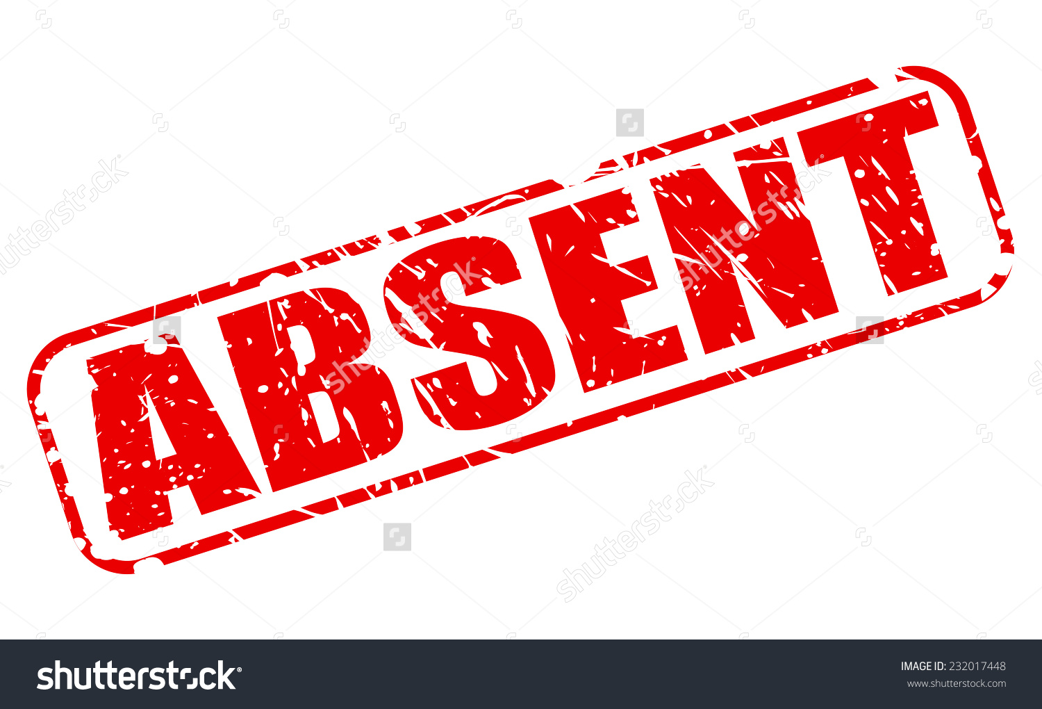 Absence note clipart.