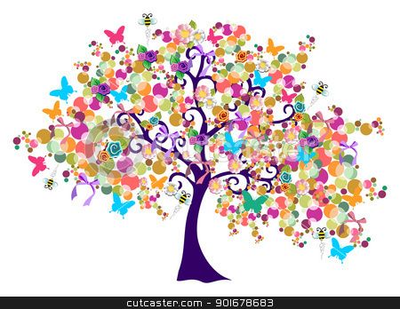 Spring Tree Clip Art.