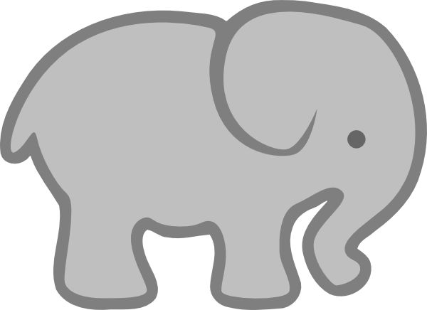 Download clipart of elephant outline 20 free Cliparts | Download images on Clipground 2021