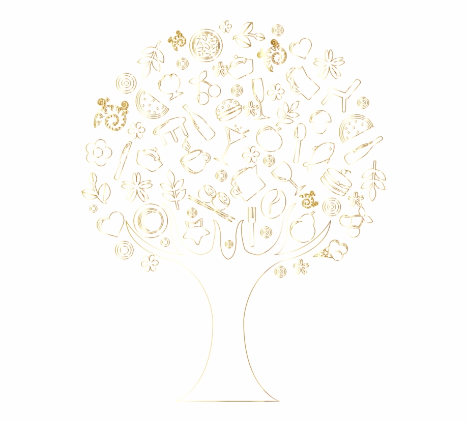 Tree Gold Computer Icons Abstract Tree Outline No.