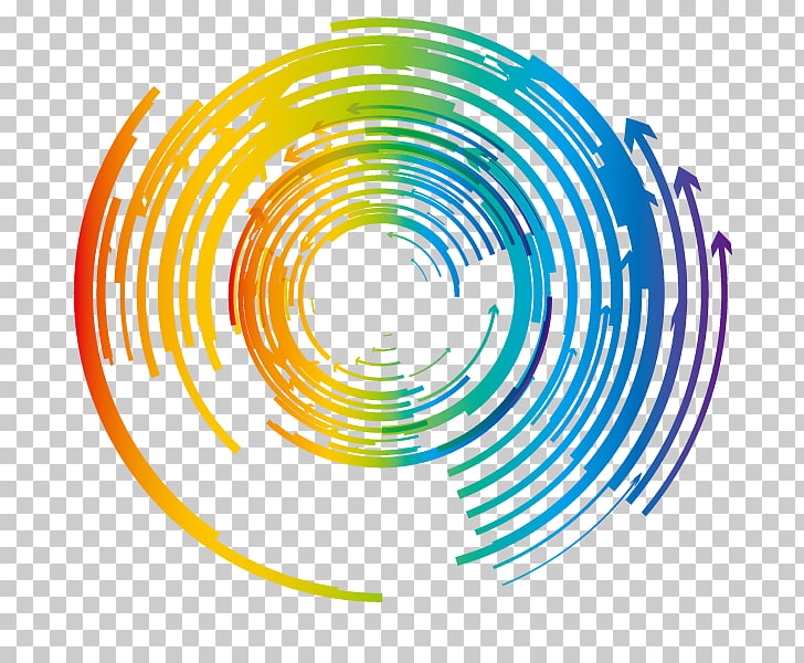 Circle Arrow , circular arrows, round blue and multicolored.