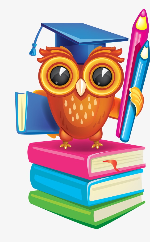 Academic Success Owl, Owl Clipart, Owl, Book PNG Transparent Image.