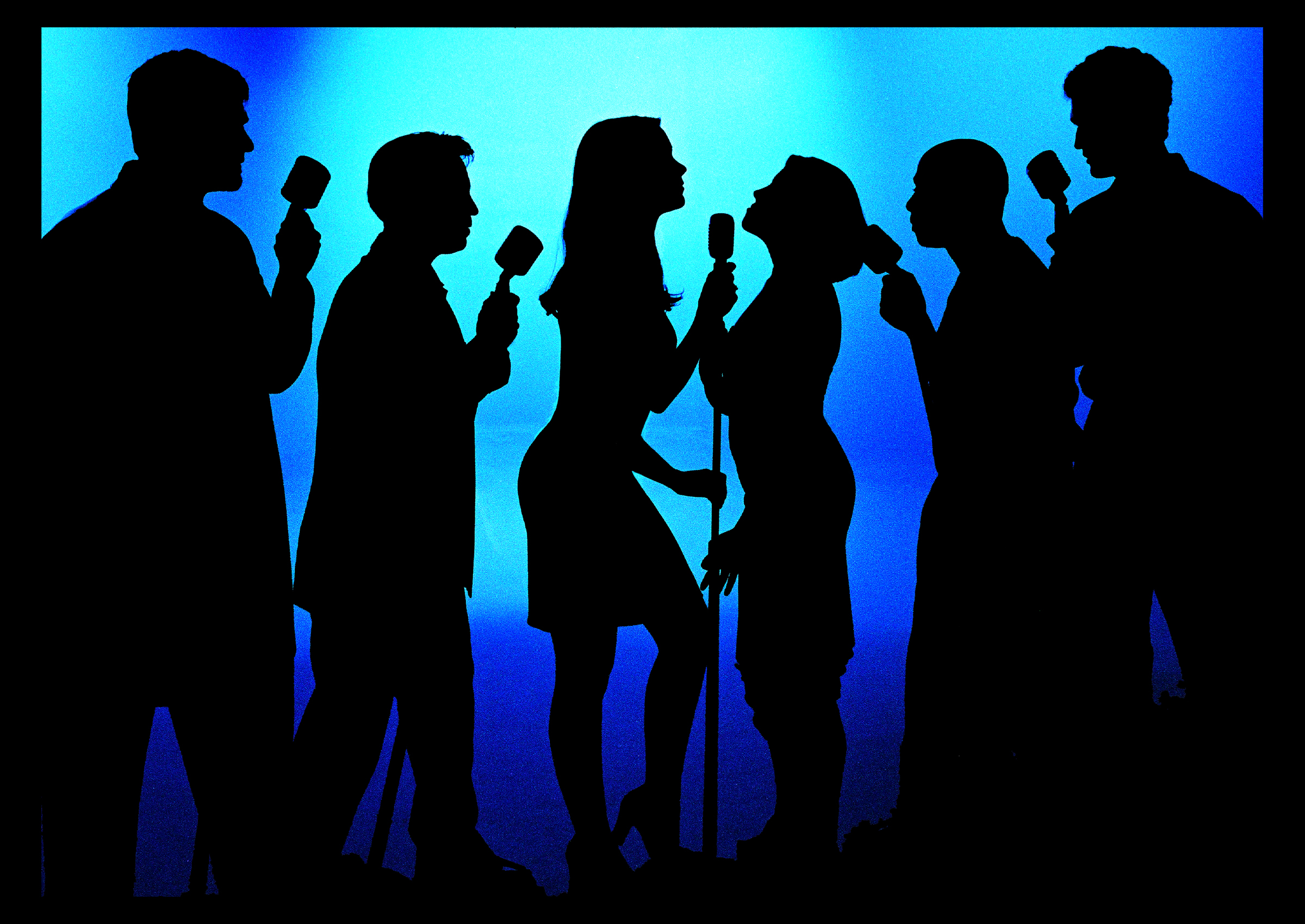 Singing Group Clipart.