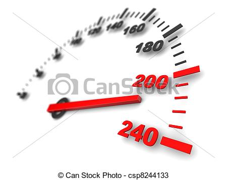Clip Art Measure Acceleration and Speed.