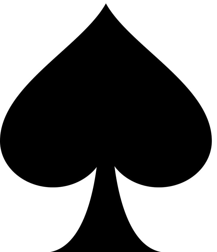 ace of spades card template