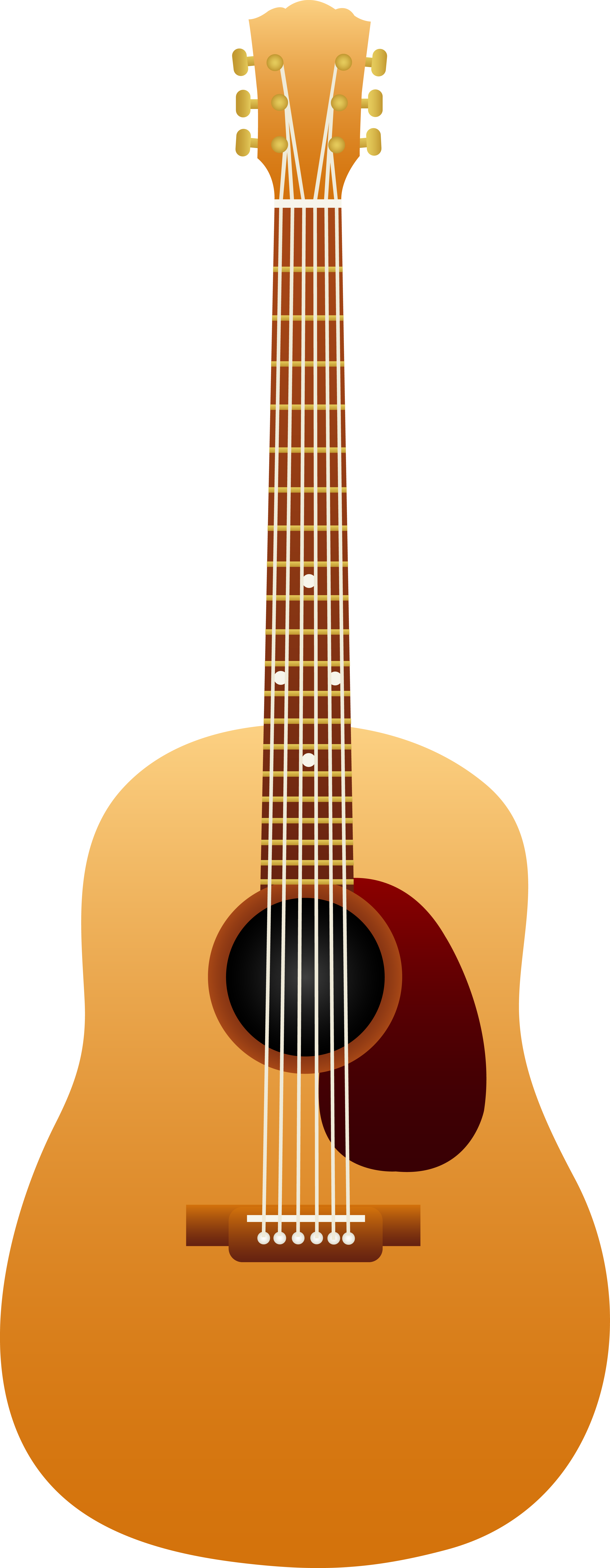 Sunburst Png Guitar Clipart Acoustic.
