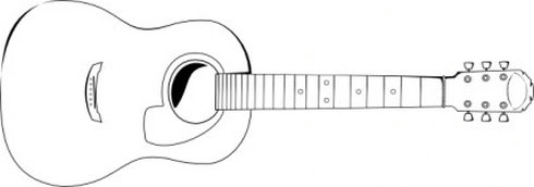 Free Guitar Outline Cliparts, Download Free Clip Art, Free.