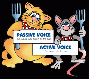 Grammar : Passive voice.