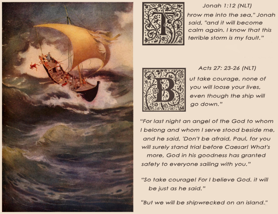 Christian Clip Art Review: Ships on Stormy Seas.