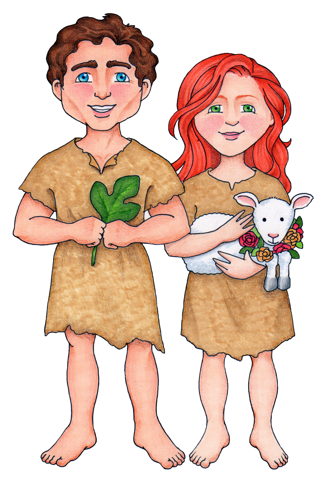 Adam And Eve Clip Art Printable