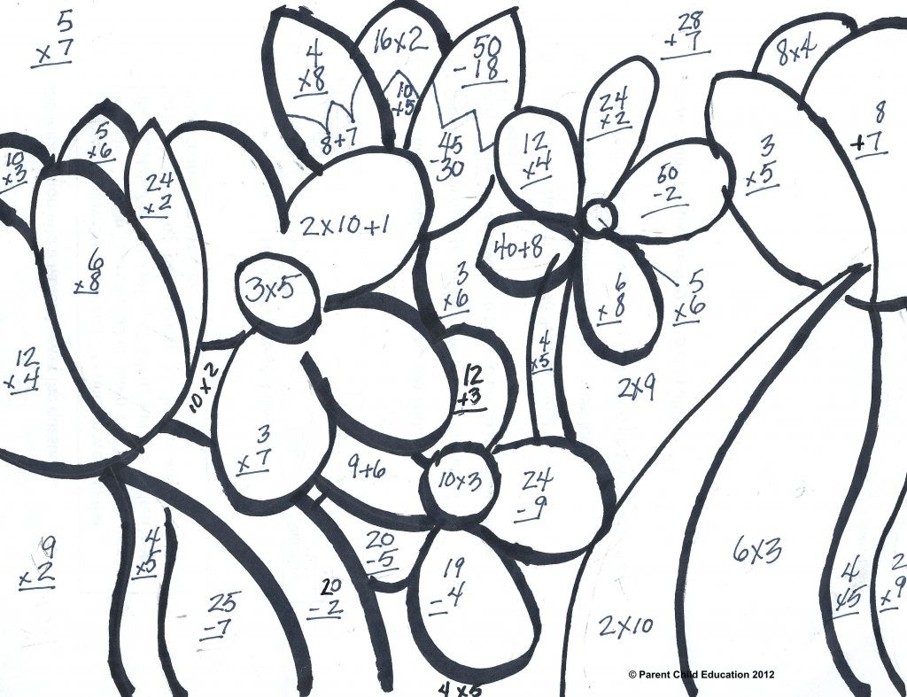 Subtraction Coloring Pages at GetDrawings.com.