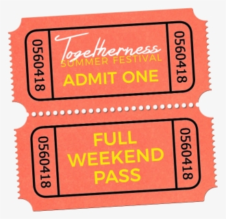 Free Admit One Ticket Clip Art with No Background.