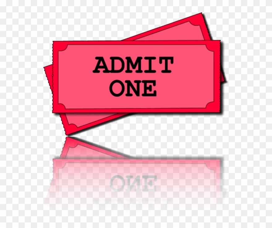 Movie Ticket Clipart Transparent Background.