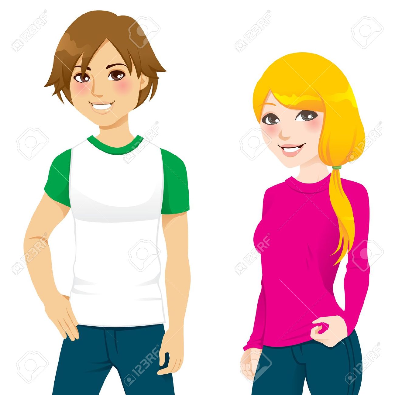 Clipart Adolescent Fille & Free Clip Art Images #9861.