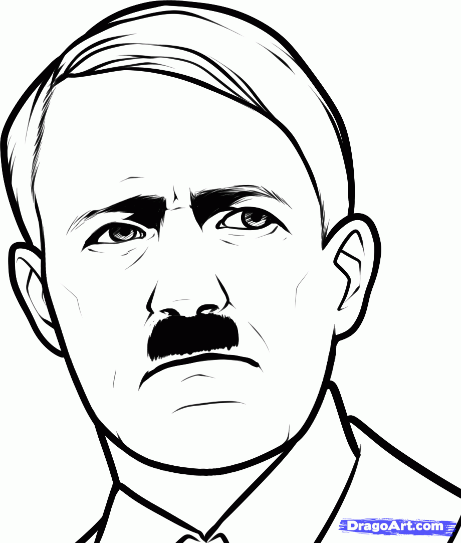 Adolf Hitler Clip Art Black And White