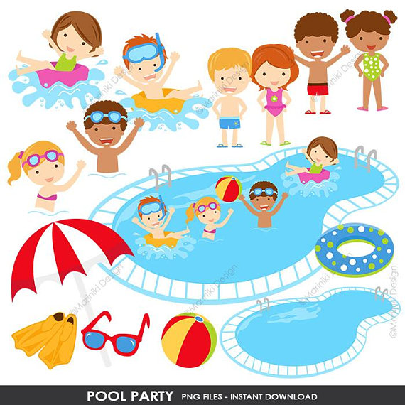 Pool Party Clipart Summer Clipart Pool Clip Art Beach.