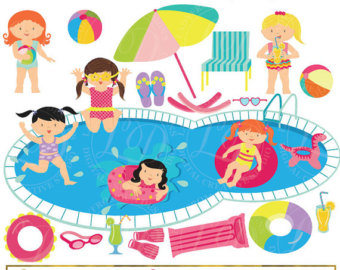 Adult pool party wine clipart clipart images gallery for.