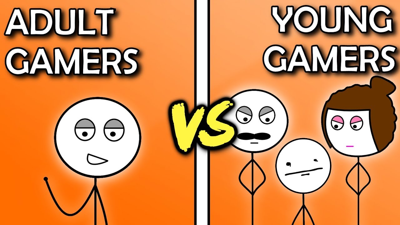 Young Gamers VS Adult Gamers.