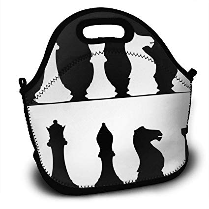 Amazon.com: Chess Set Clipart Lunch Bag Portable Bento Bags.