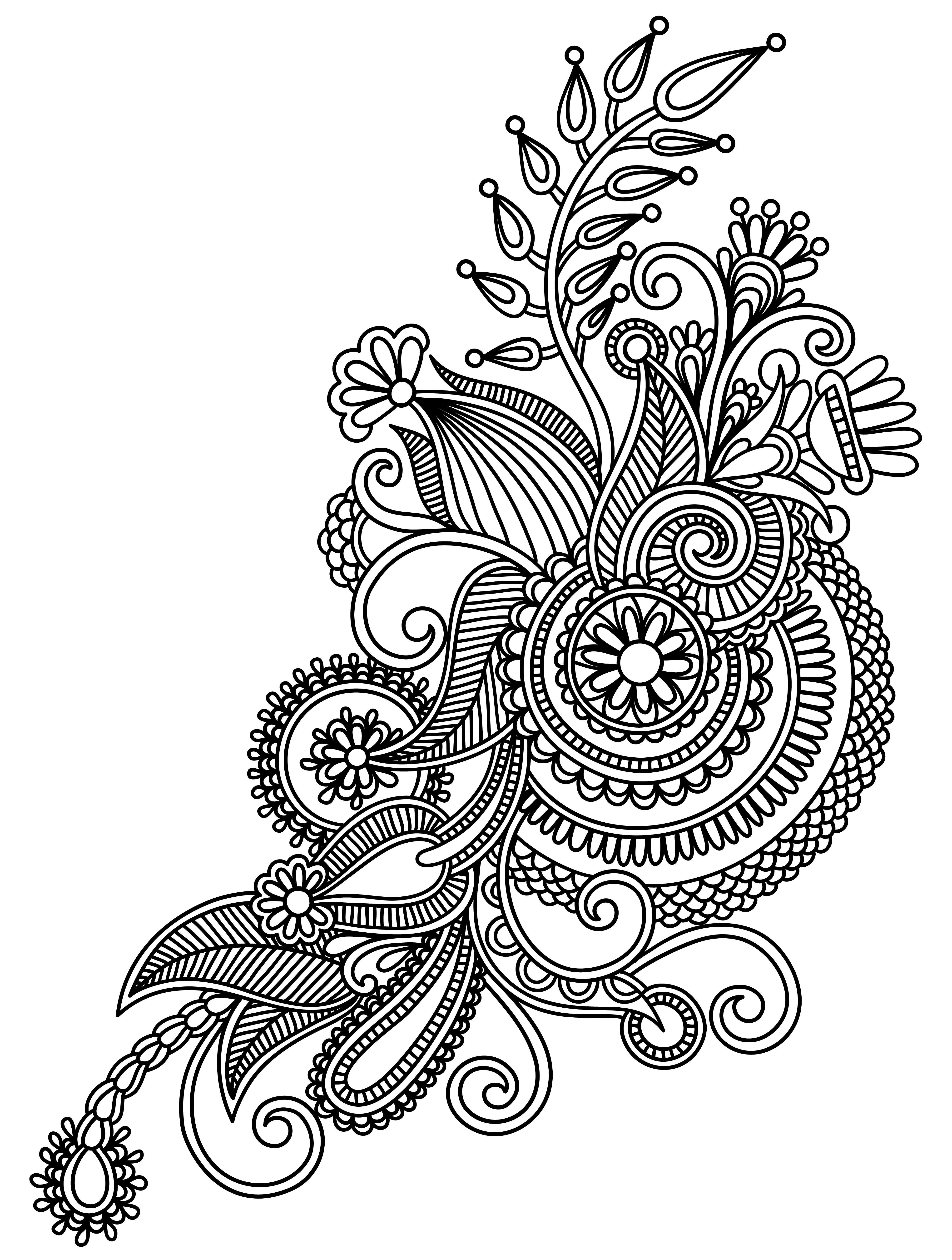 Mandala Coloring Pages Expert Level.