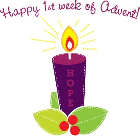First Sunday Of Advent Hope Clipart.