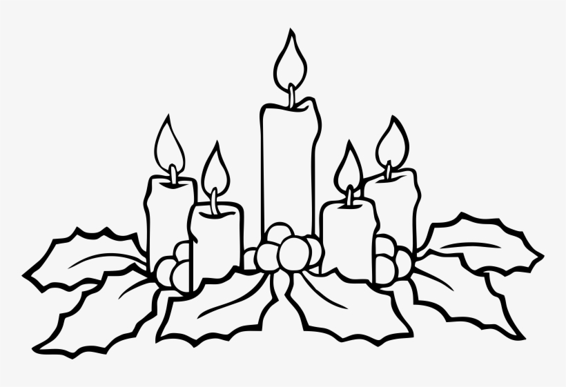 Advent Wreath Clipart Black And White 19 Free Cliparts Download