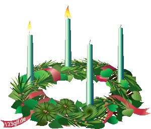 free advent wreaths images rd week of advent wreath clipart Sticker.