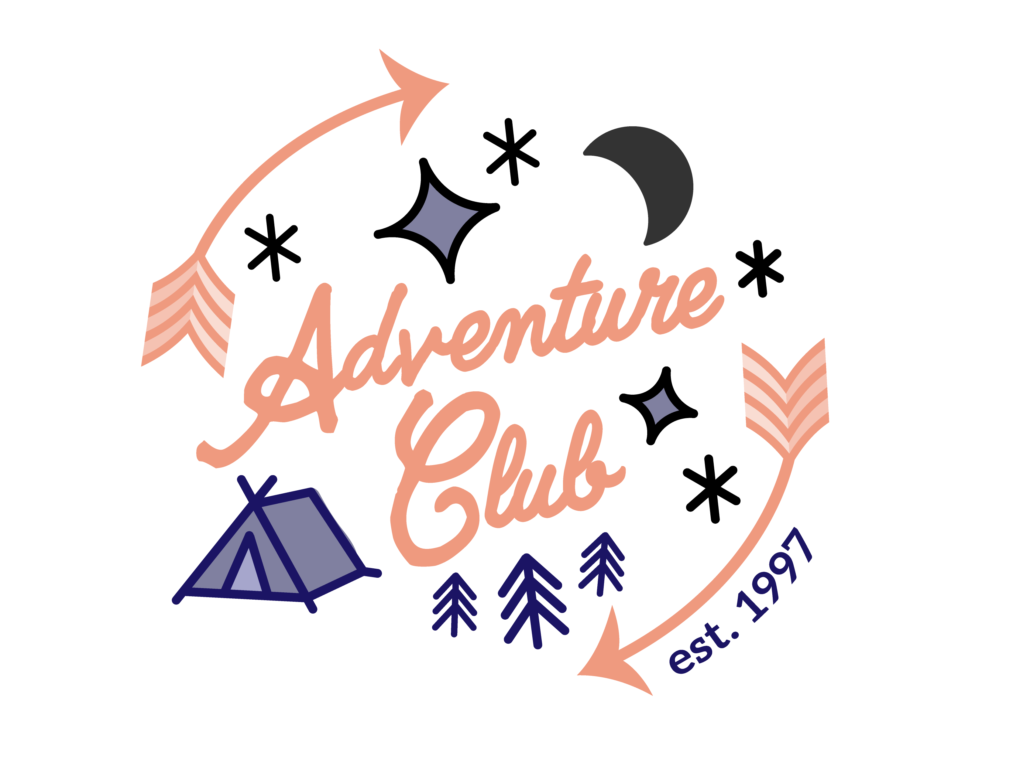 Briefbox — Adventure Club Logo by Elle Cosgrave.