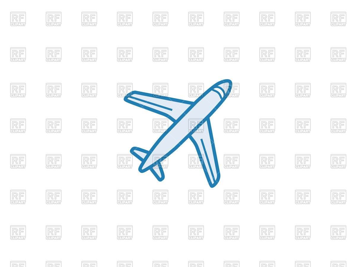 Plane aero cargo icon Vector Image #120584.
