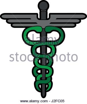Rod of Asclepius Stock Photo, Royalty Free Image: 15676792.