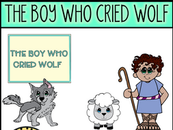 The Boy Who Cried Wolf (Aesop's Fable) Clip Art.