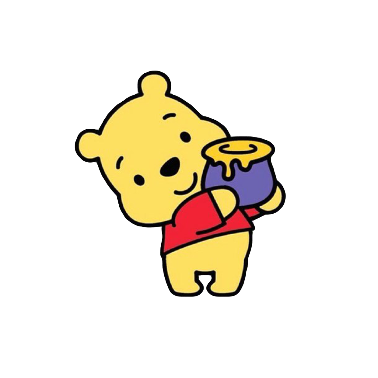 winniethepooh #winnie #the #pooh #cute #bear #yellow #honey.