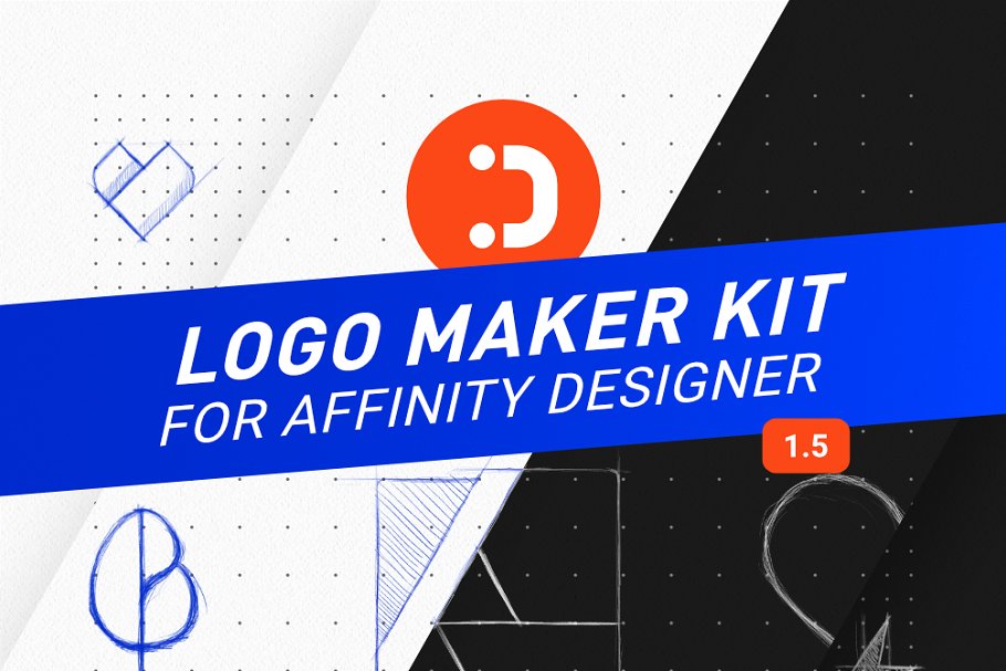 Logo Maker Kit for Affinity Designer ~ Logo Templates.