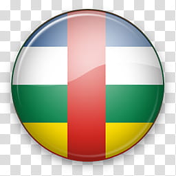 Africa Mac, round country flag illustration transparent.