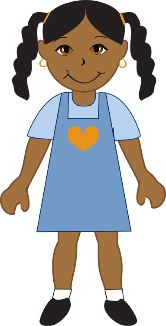 African Girl Clipart.