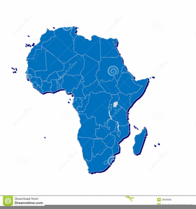 Free Africa Map Clipart.