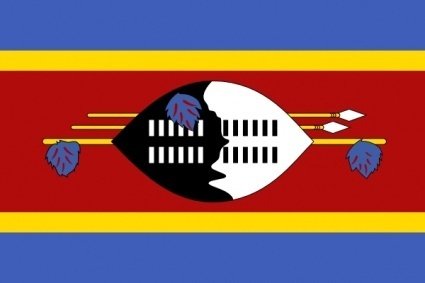 Flag Sign Africa Signs Symbols Flags United Swaziland.