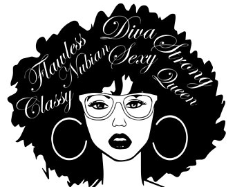 Black Girl Afro Drawing at GetDrawings.com.