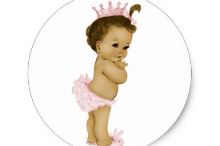 African American Baby Girl Clipart Free.