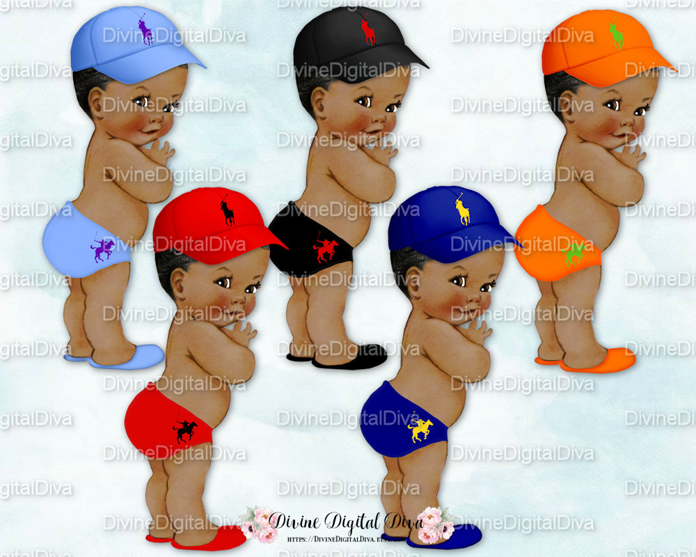Black Baby Prince Clipart.