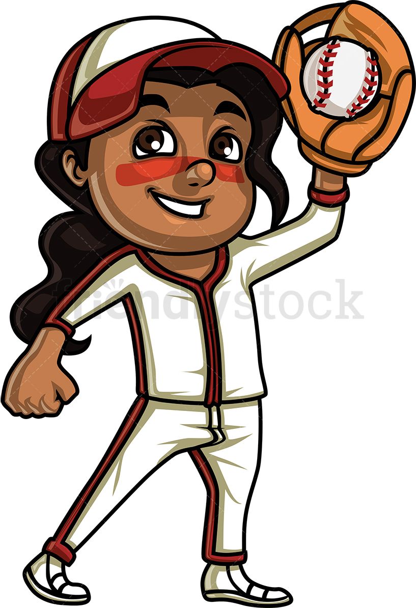 Little Girl Baseball Fan in 2019.