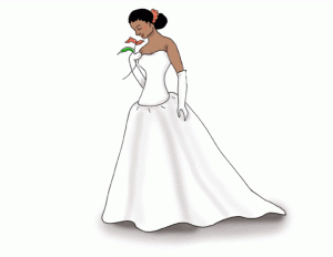 African American Wedding Clipart.